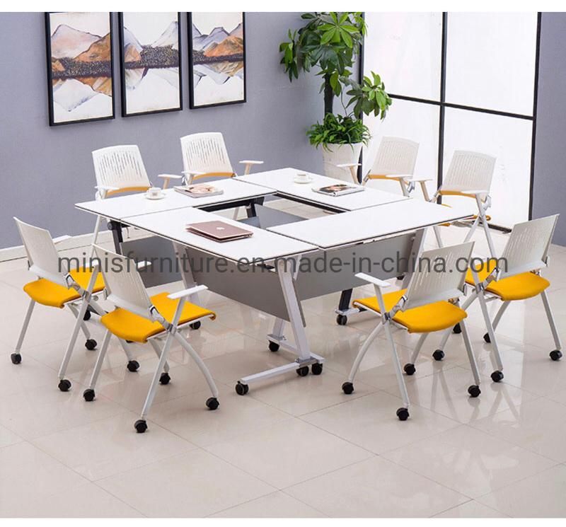 (M-CT333) Office Unique Design White Round Conference Table