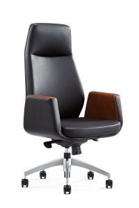 PU Assorted Colors Armrest Aluminum Base Boss Manager Leisure Chair