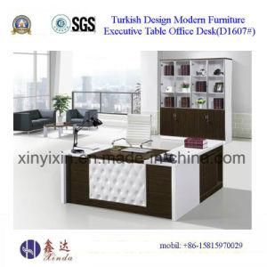 Turkish Office Furniture Set Executive Office Desk with Leather (D1607#)