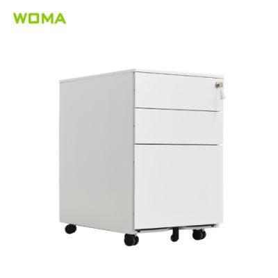 Mobile Office Cabinet Office Furniture Steel File Storage Cabinet with Wheels
