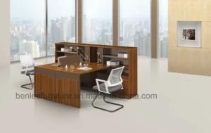 T Shape New Design Modern Modular Open Wooden Office Workstation for 2 Seats (BL-1221)
