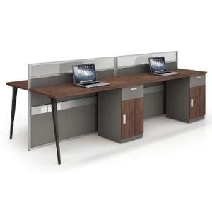 2020 Melamine Wooden Material Workstation Wooden Office Table