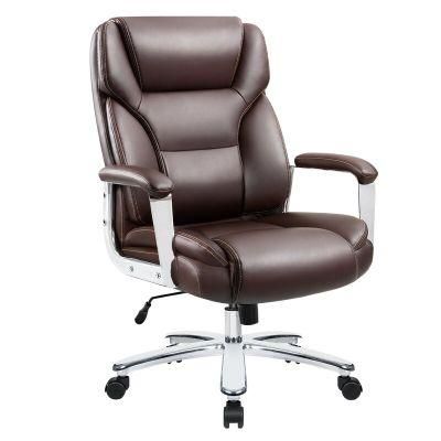 Ergonomic Design Upholstery High-Backrest Swivel Reception Conference Office Chairs