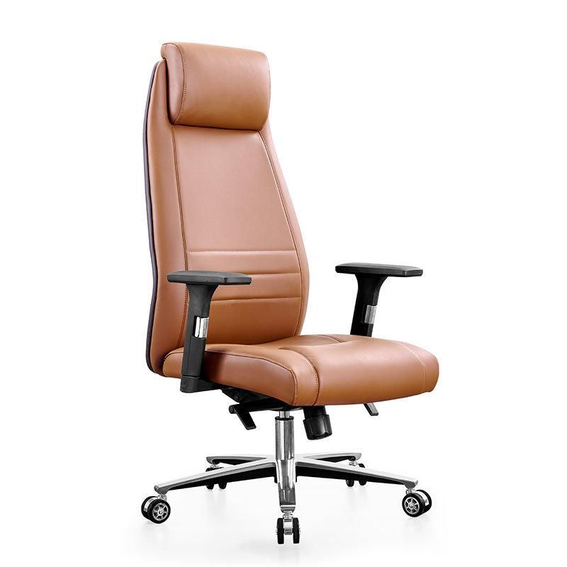 Factory Direct Hot Sale European Traditional Leather Swivel Executive Office Chair