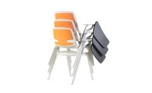 Comfortable training Chair with an Intuitive Recline Back and Convenient for Storage and Stacking