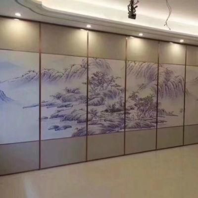 Top Hanging System Sliding Folding Sound Proof Movable Wall Partition for Meeting Room