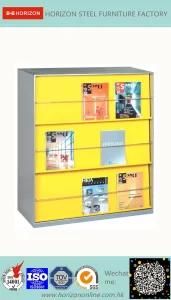 Steel Storage Office Furniture with 2 Layers Magazine Cabinet/File Cabinet