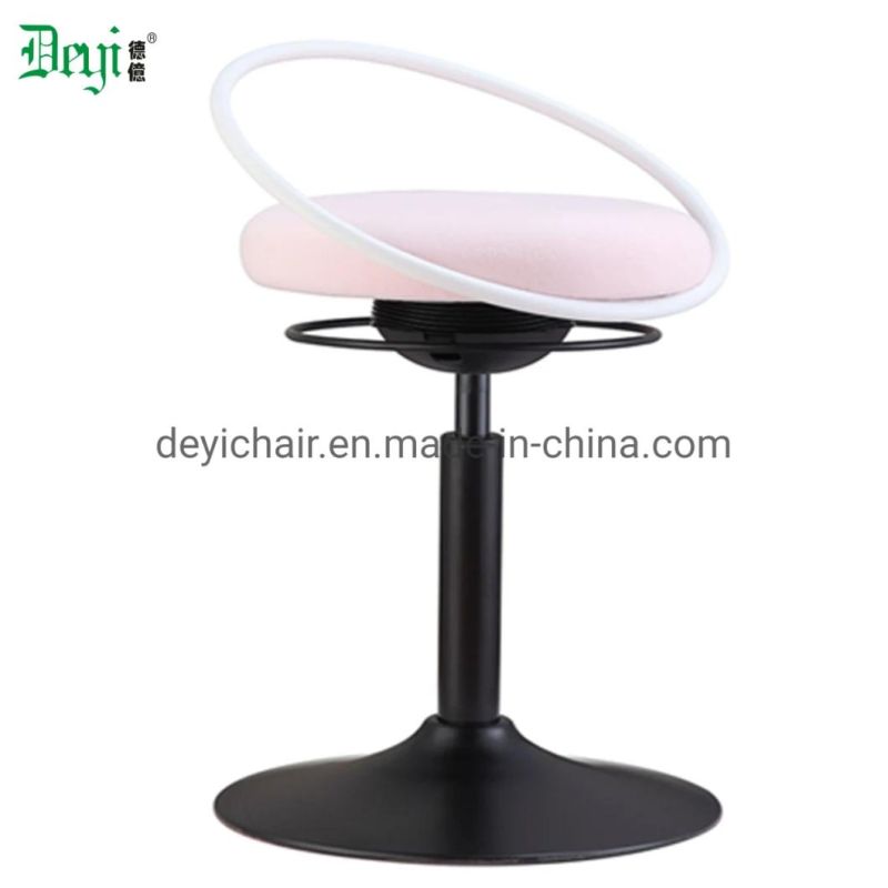 up and Down Nylon Castor Class 4 Gas Lift Seat Mechanism with Back Support 250mm Nylon Base Stool Chair