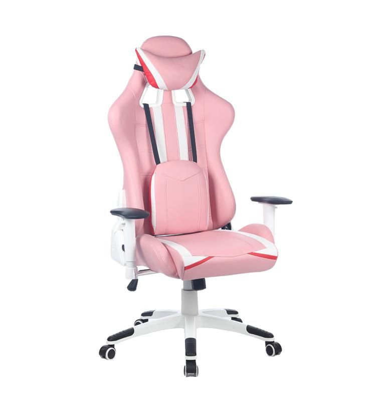 (JANESEN-A) Fashionable High Quality Pink Adjustable Computer Gaming Chair