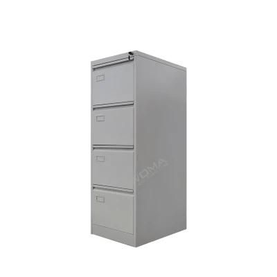 Easy Assembled Vertical File Cabinet Metal 4 Drawer Cabinet