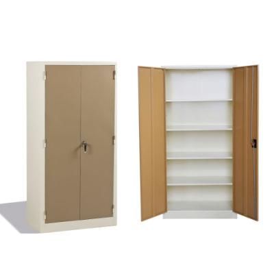 Jas-008 2 Door Swing Metal Storage Cabinet Steel Cupboard with 4 Shelves