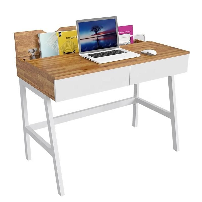 Wooden Furniture Office Studing Desk with Computer Side Table