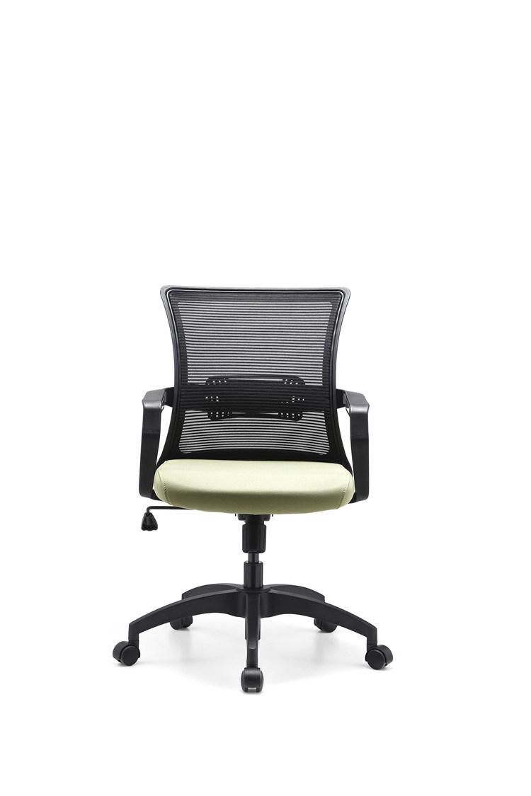 Middle Back Green Fabric Mesh Office Chair for Philippines Call Center Project