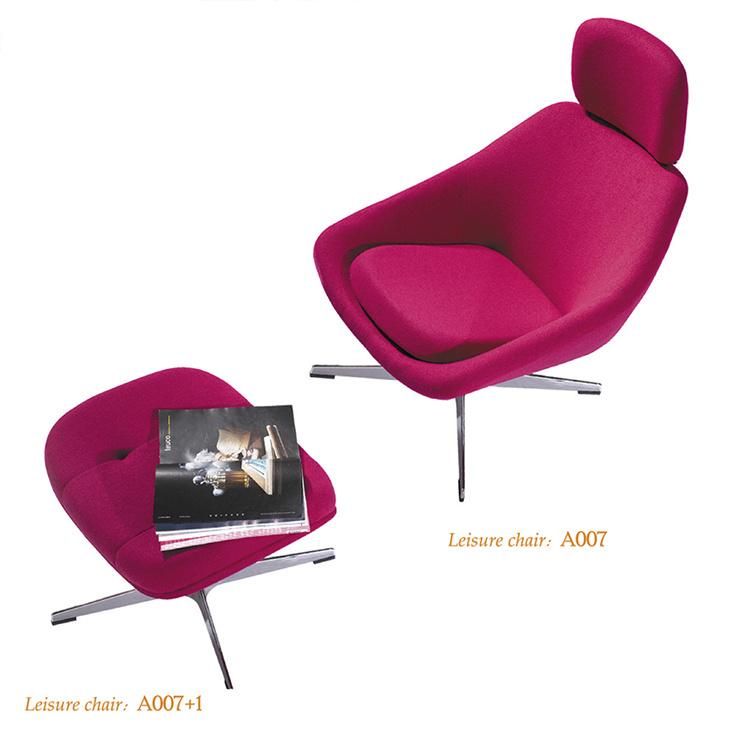 Modern Fiberglass Leisure Chair for Living Room or Hotel