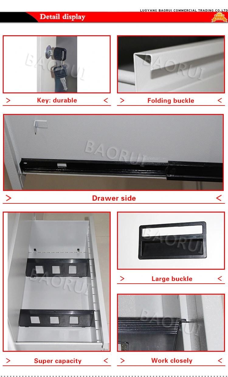 Steel Office Furniture Two Drawers Lateral File Cabinet