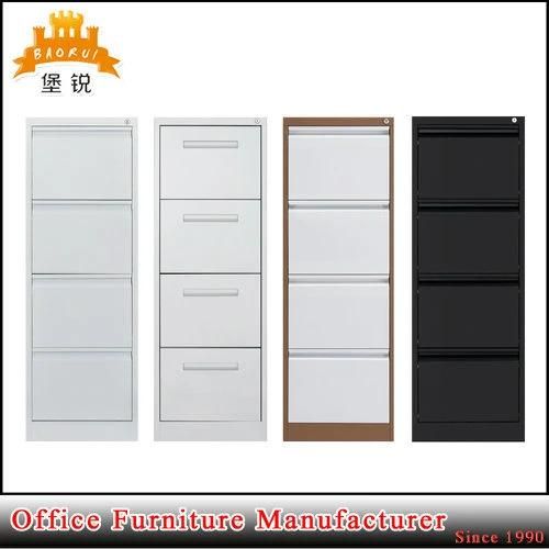 Vertical Steel Office File Folder Storage Cabinet Iron 4 Drawer Filing Cabinet with Locking Bar