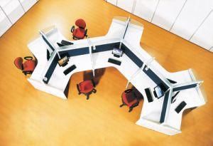 Fashion Office Workstation 120 Degree Modular Office Cubicle