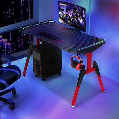 Aor Foshan Smart Simple Wooden Computer RGB Gaming Desk
