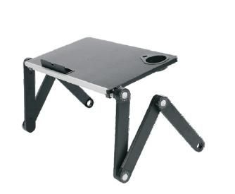 Laptop Desk Alu Panel Foldable Height Adjustable Upto 17&quot; (T4A)