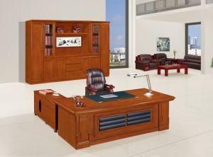2019 MDF Veneer Wooden Executive Desk with Side Rack (FB79CH)