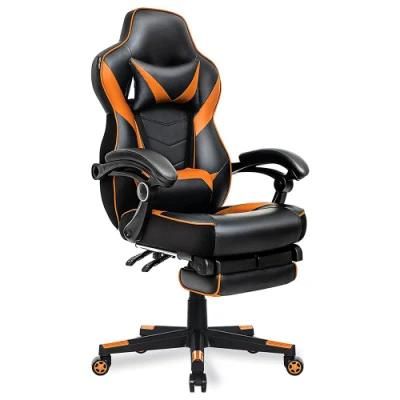 Soft Quiet Wheels Swivel Gaming Chair with Strong Nylon Base