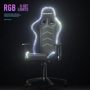 Oneray Popular in European and South American Customized White RGB Chair Colorful Light Sillas Gamer LED Gaming Chair