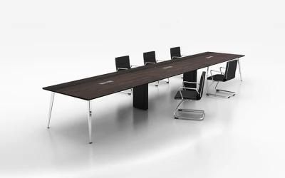 Foshan Office Furniture Manufacturers High Quality 6 Seats Modular White Conference Meeting Table