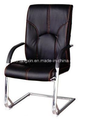 Popular Leather Office Chairs Meeting Chair with Chrome Frame