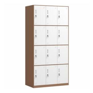 China Factory Supply Custom Size Connect Firmly Twelve Door Wardrobe