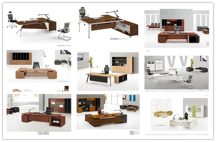 China Modern Office Design Layout/ Walnut Executive Wooden Material Office Furniture