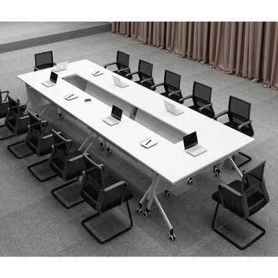 Simple Office Metal Movable Fold Away Lecture Folding Collapsible Table