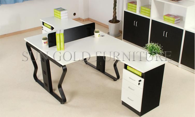 Competitive Price Steel Foot Office Workstation with Desktop Partition (SZ-WS302)