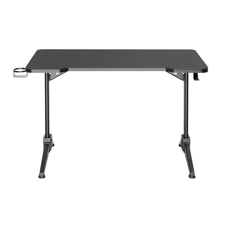 Black Color Gaming Table PC Computer Gaming Desk for Gamer with RGB Lighting