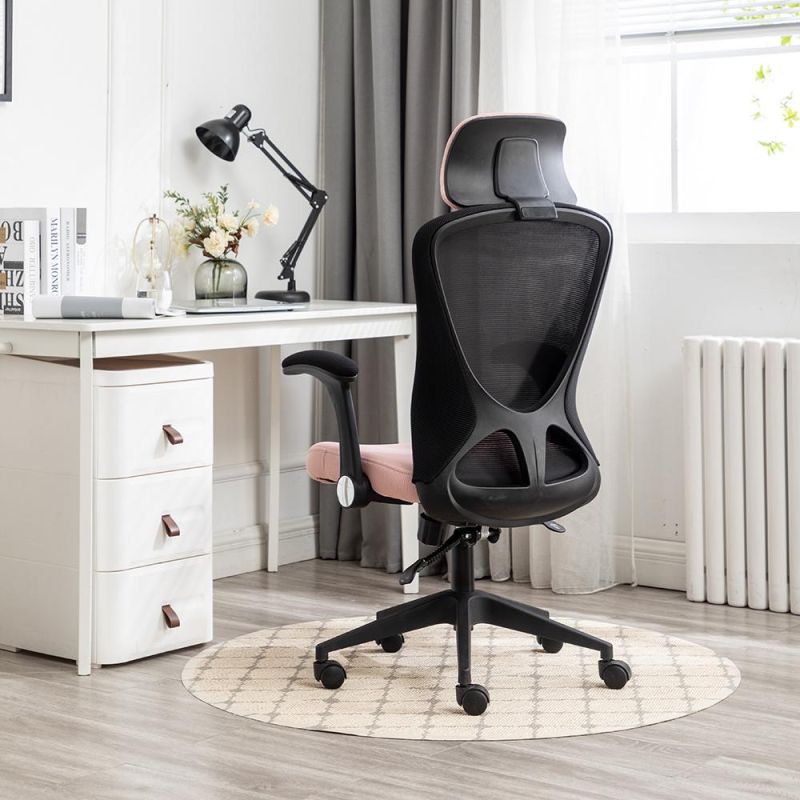 Huashi Adjustable Office Chair Comfortable Mesh Chair with Wheels