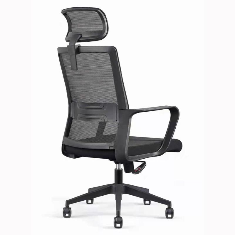 Lumbar Support High Quality Mesh Black Adjustable Headrest Home Office Staff Chair Executive Office Chair