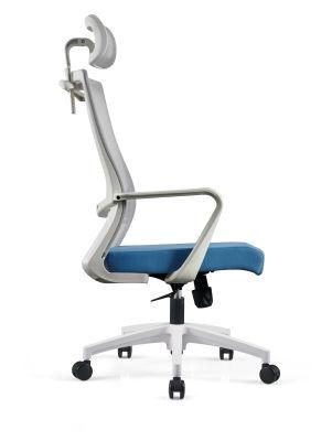 Breathable Mesh Fabric Office Chair with Hangers Flexible Pillow Chair