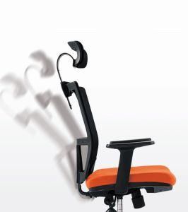 Adjustable Height Office Chair with Head Rest Soft Lumbar Armrest Aluminium Base