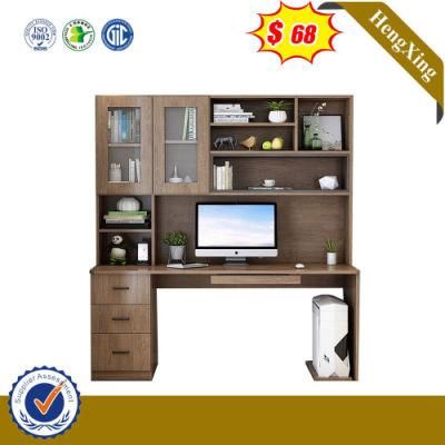 Simple Design Morden Computer Desk with Bookcase for Household