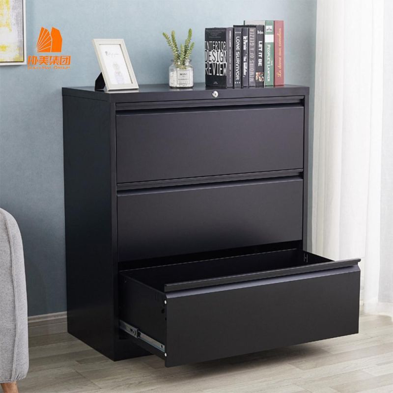 Storage System 4 Drawer Metal File Cabinets Lateral Gooseneck Handle