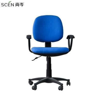 Fabric Staff Secretary Computer Office Swivel Fabric Chair Without Armrest