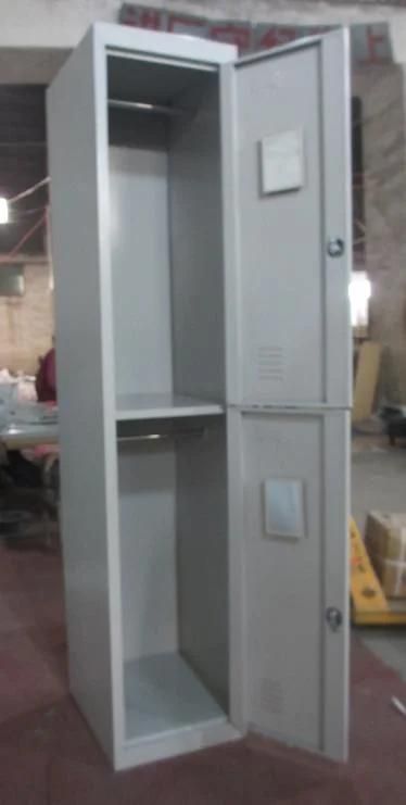 Double Tier Metal Locker Cabinet