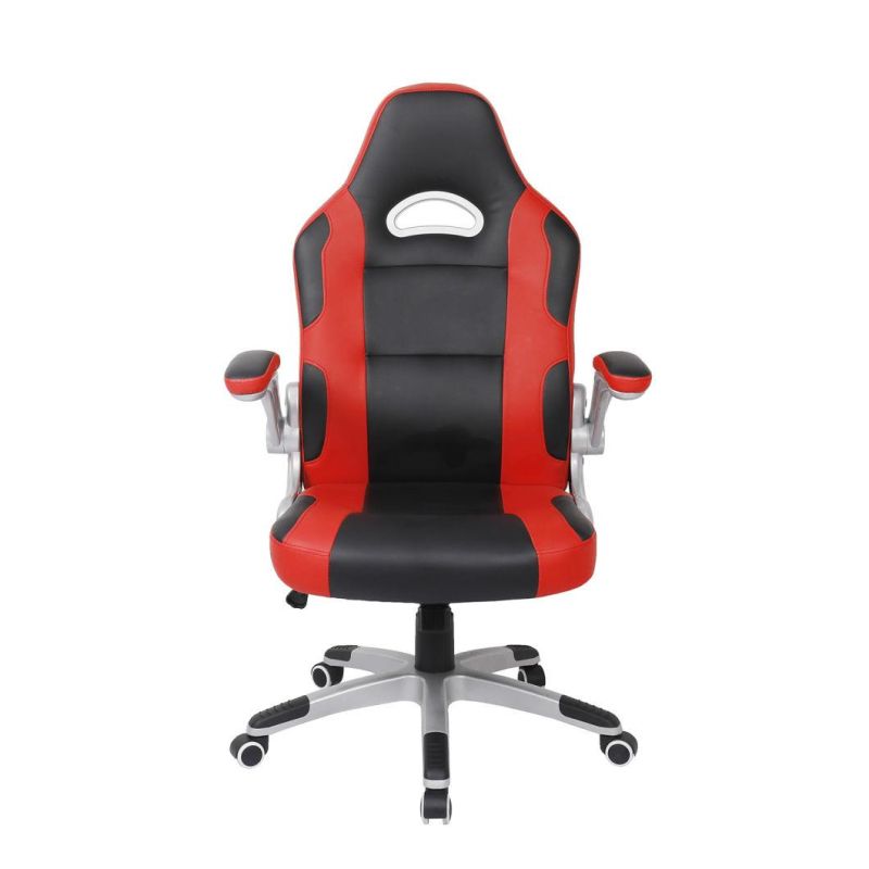 Racing Style High-Back Leather Swivel Chair Racing Seat Office Chair