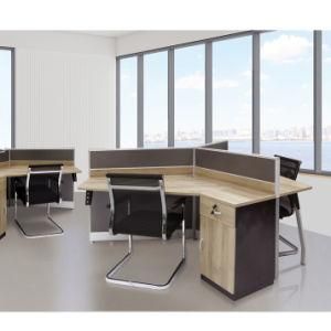Triangle Workstation 3 Person Office Workstation Office Furniture 3 Seater Workstation