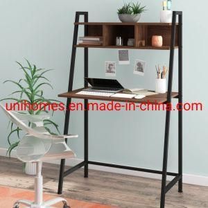 Home Office Writing Small Desk Modern Simple Style Table Metal Frame