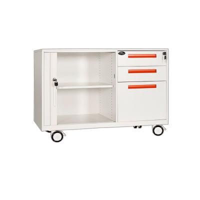 Best Price Black Mobile Pedestal Office Furniture OEM Vertical Filing Cabinet