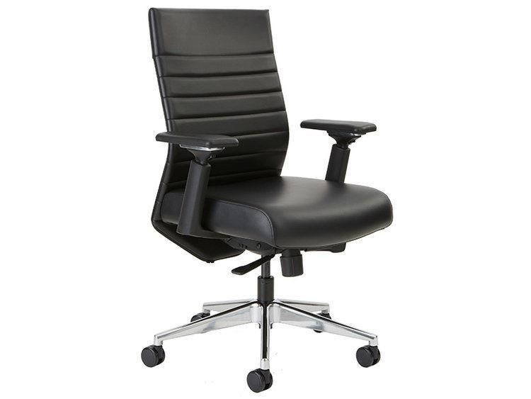 Adjustable High Back Ergonomic PU Leather Tilting Swivel Home Office Executive Office Chair