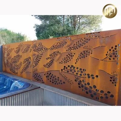 Outdoor Simple Corten Steel Modern Design Panel and Screen