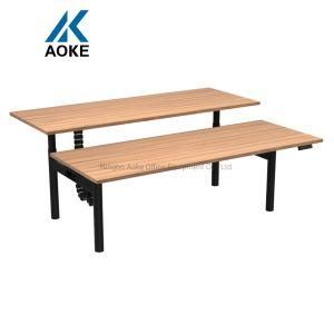 Aoke High-End Ergonomic Electric Sit Standing Height Adjustable Stand up Desk