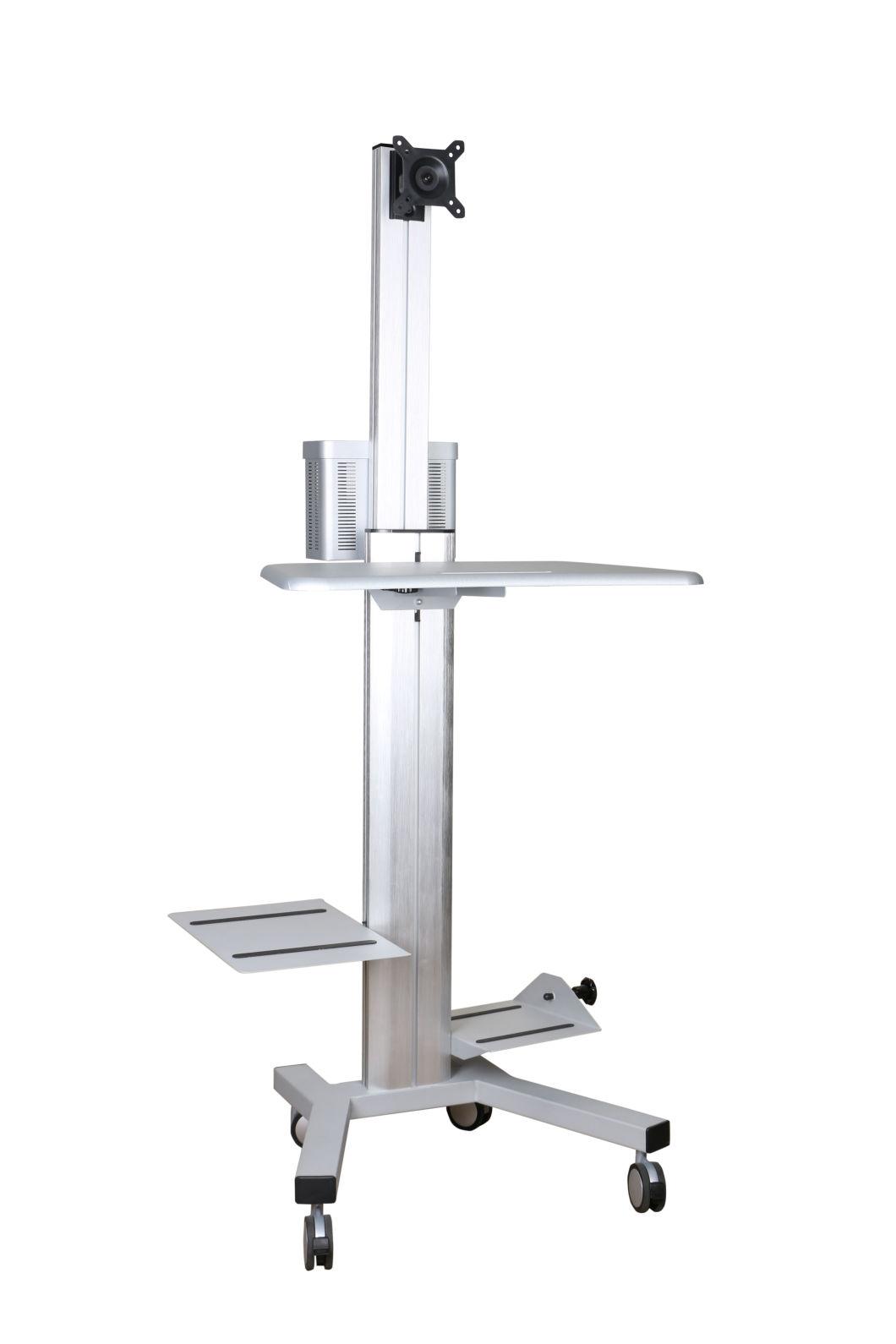Mobile Computer Workstation Single Monitor 10-24" (PC 1601S)