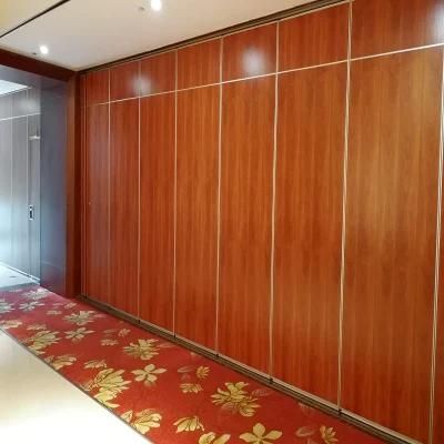 Aluminum Frame Soundproofing Wooden Operable Partition Walls for Banquet Room